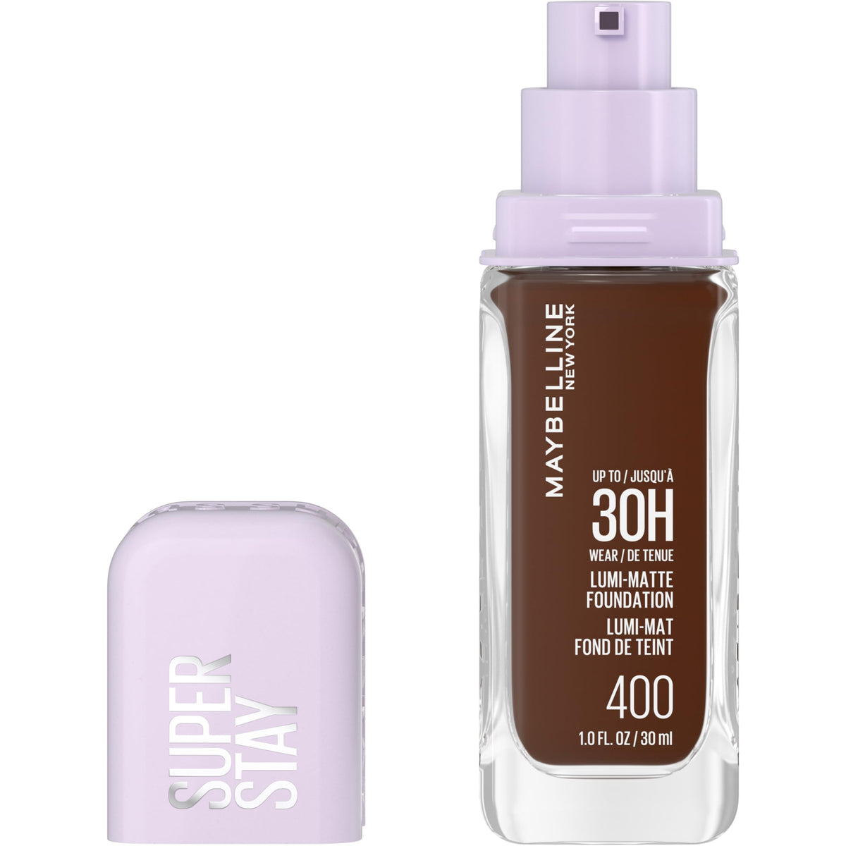 Maybelline Super Stay Lumi-Matte Foundation, Lightweight and Buildable Full Coverage Foundation Makeup For Up To 30HR Wear, 120, 1 Count