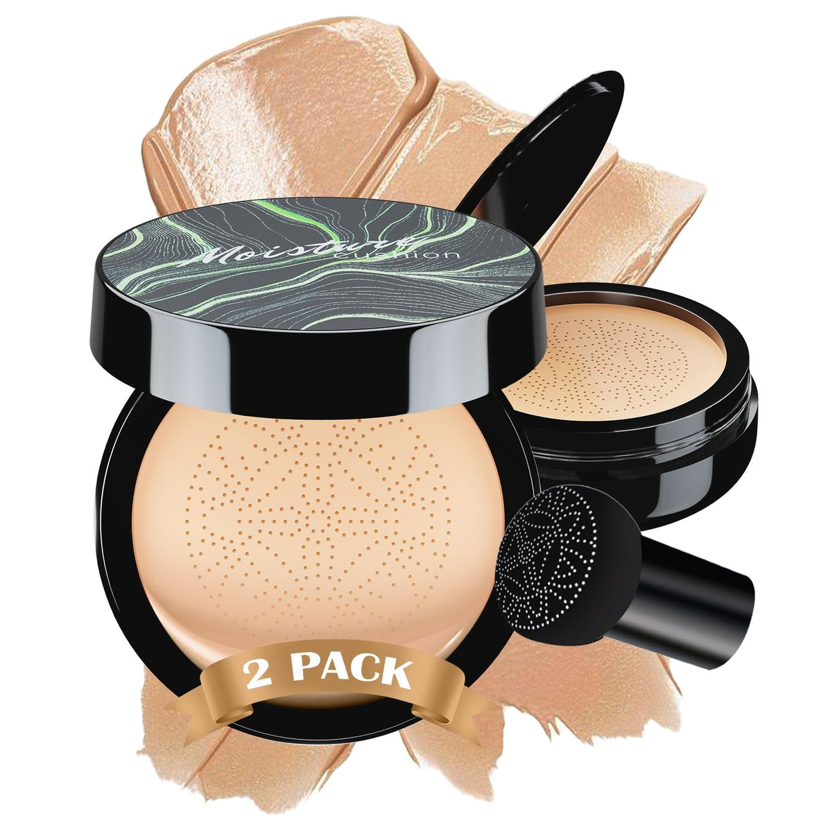 Cushion Foundation Concealer Full Coverage CC Cream, Natural