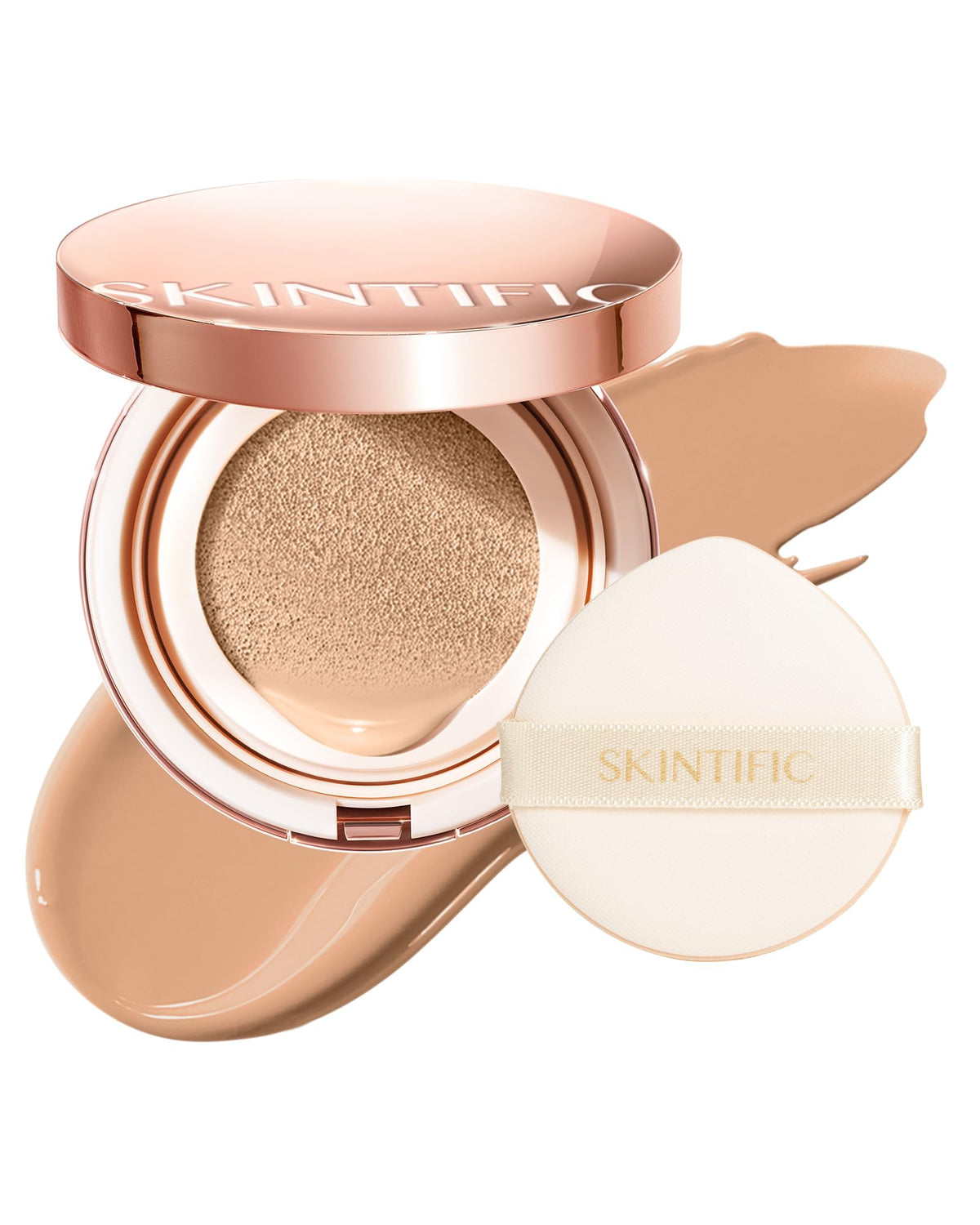 SKINTIFIC Full Coverage Cushion Foundation #04 Beige