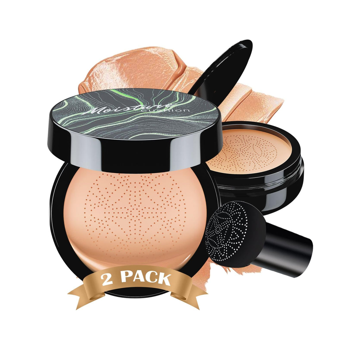 Cushion Foundation Concealer Full Coverage CC Cream, Natural