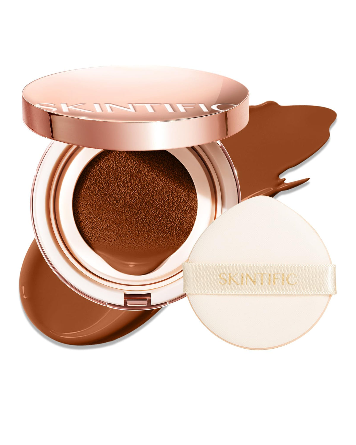 SKINTIFIC Full Coverage Cushion Foundation #04 Beige
