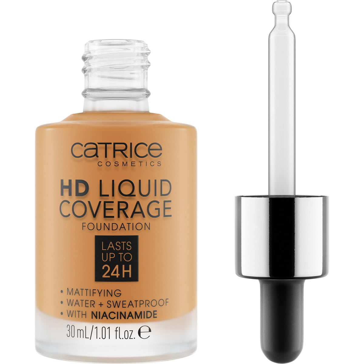 Catrice HD Liquid Coverage Foundation, 24HR Wear (010 | Light Beige)