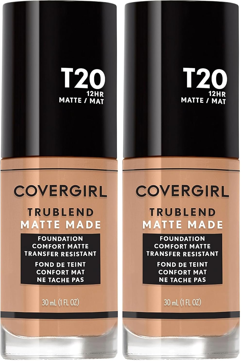 COVERGIRL TruBlend Matte Made Liquid Foundation, Classic Ivory, 1 Fl Oz (Pack of 1)