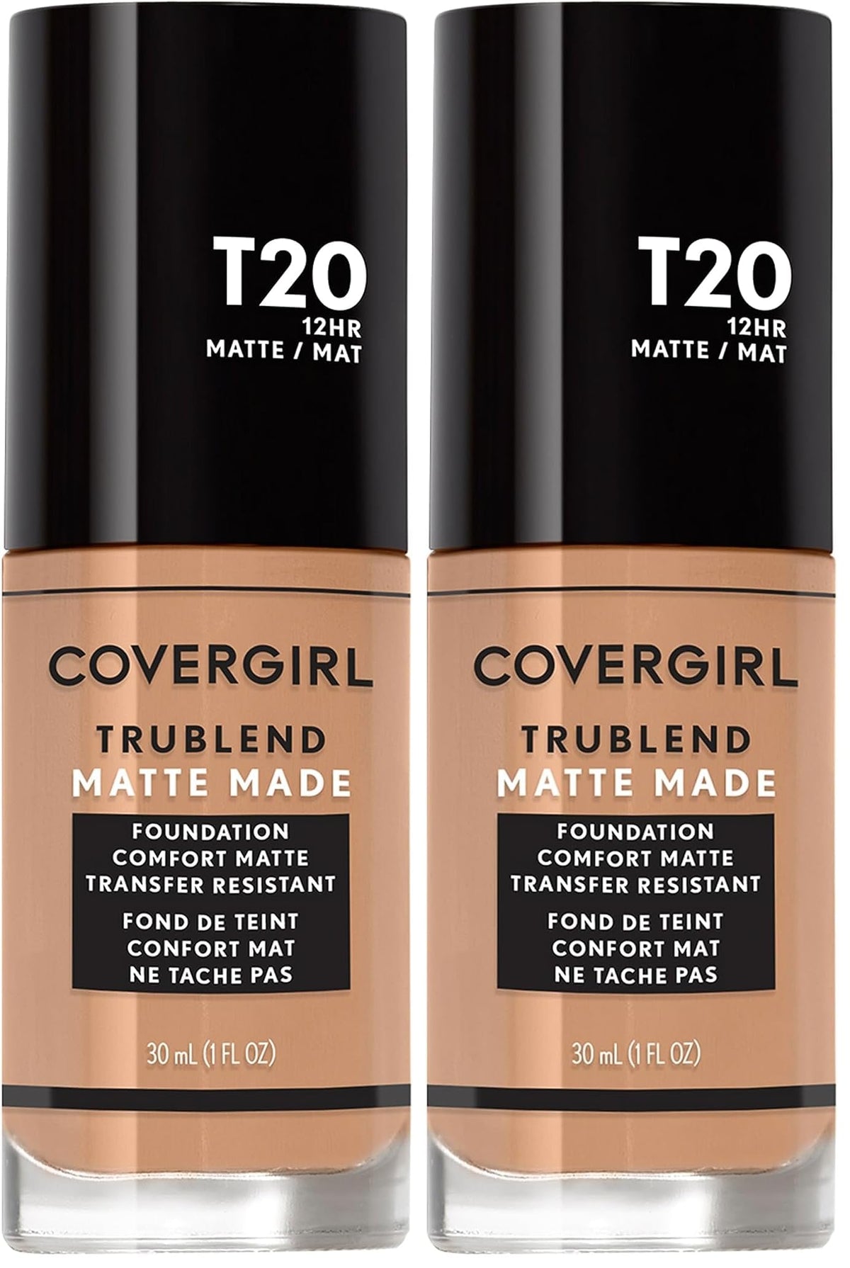 COVERGIRL TruBlend Matte Made Liquid Foundation, Classic Ivory, 1 Fl Oz (Pack of 1)