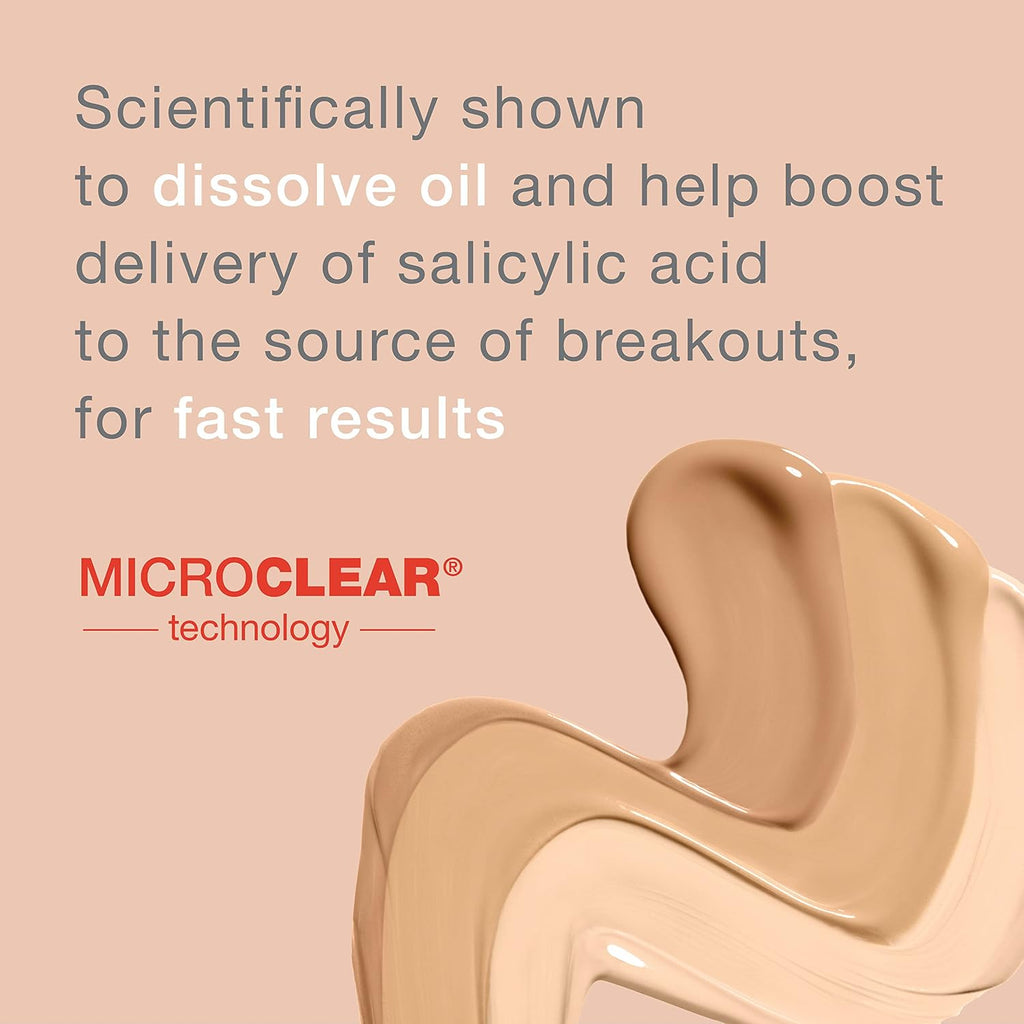 Neutrogena SkinClearing Liquid Foundation, 80 Medium Beige, 1 fl oz