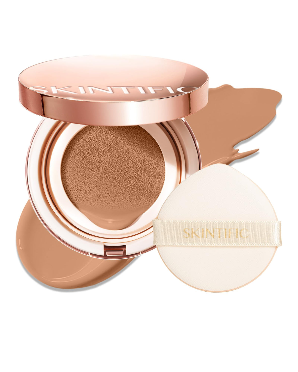SKINTIFIC Full Coverage Cushion Foundation #04 Beige