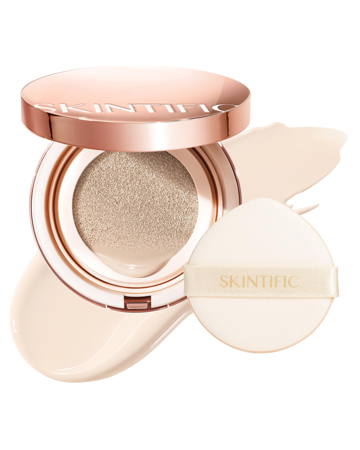 SKINTIFIC Full Coverage Cushion Foundation #04 Beige