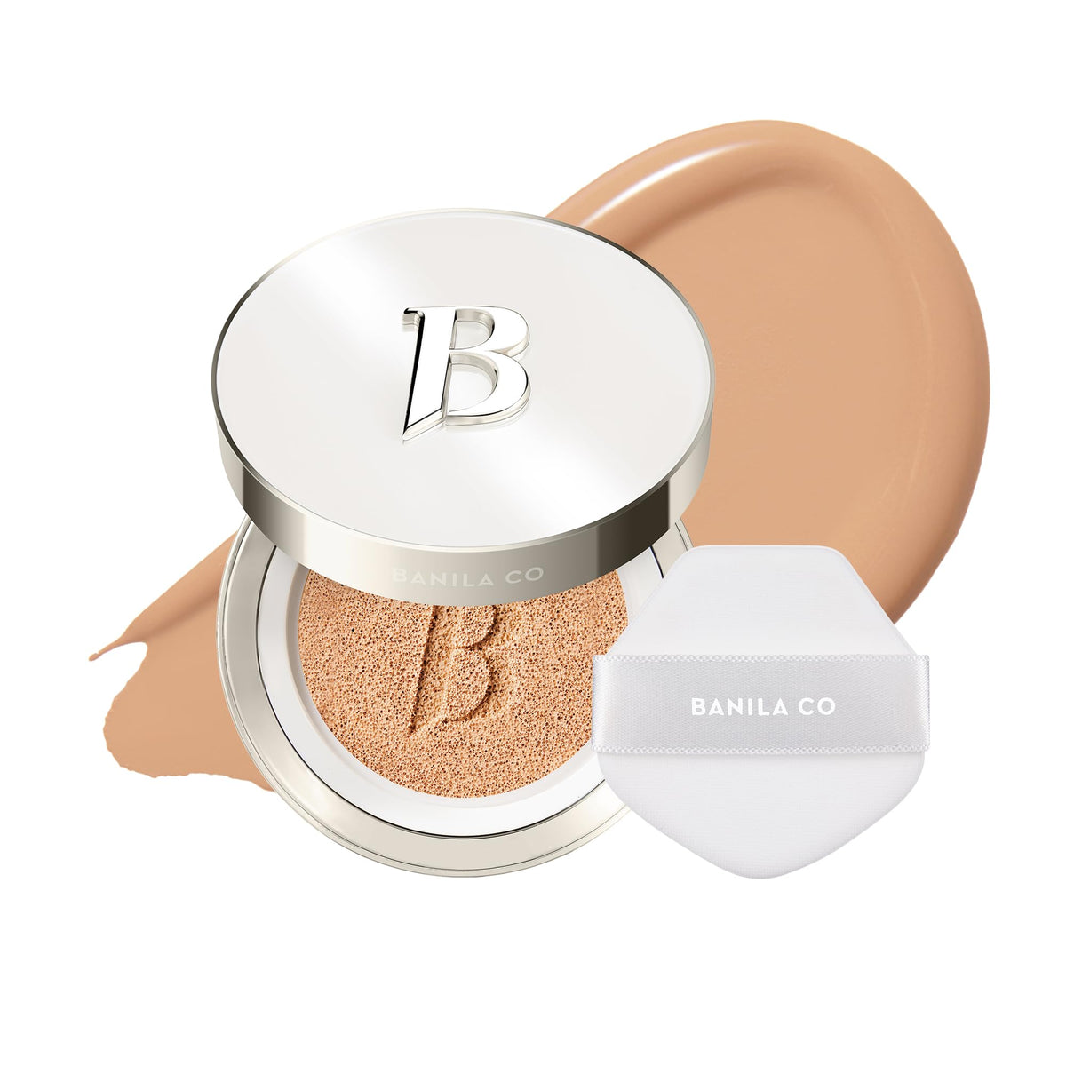 BANILA CO Covericious Cover Cushion - Long-Wear Matte, 21C ROSE (0.49 oz)