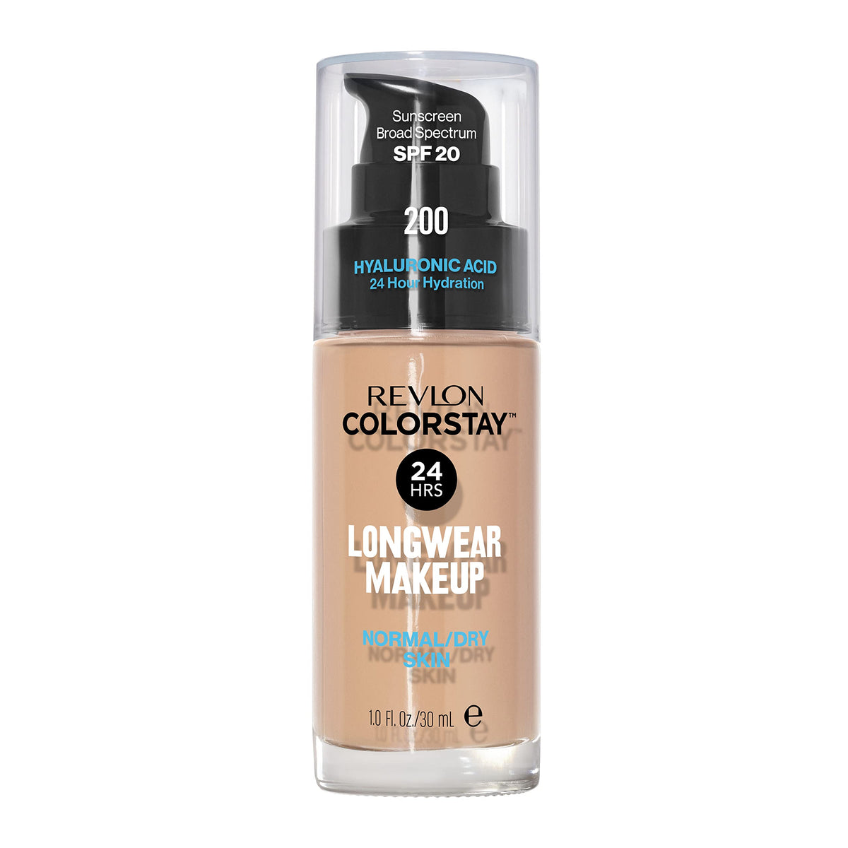 Revlon Colorstay Longwear Makeup Normal/Dry, 200 Nude, 1 fl oz