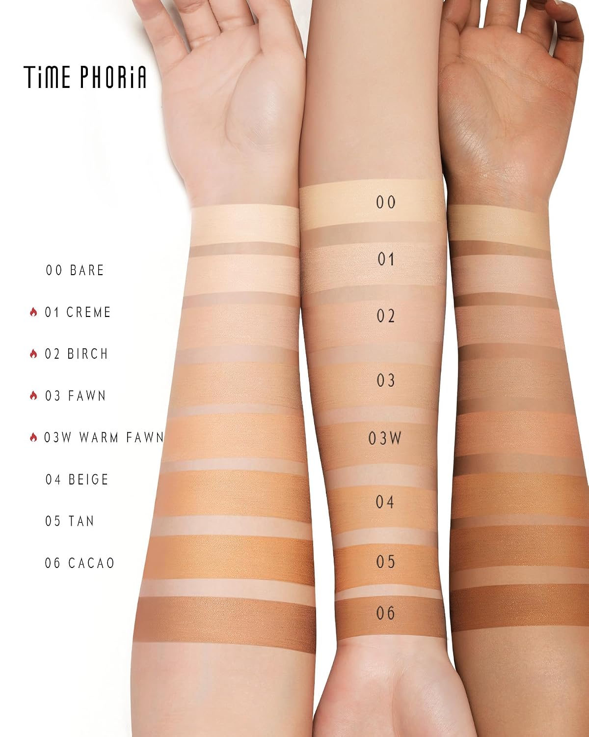 Timeless Lumina Matte Cover Cushion Foundation -03W Warm Fawn, Full Coverage Air Cushion, Lightweight & Natural Flawless Matte Finish, 12H Oil Control, Long-Lasting, Waterproof, Sweatproof