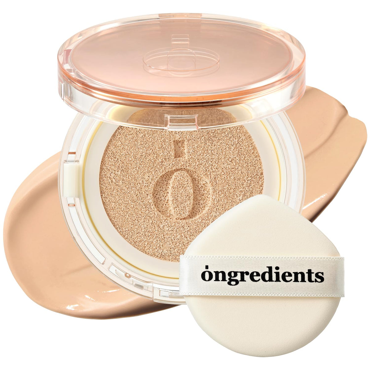Skin Barrier Glow Cover Cushion, All-day Coverage, Glow Finish, Lightweight, Skincare-Like Texture, Non-cakey Makeup, Korean Cushion Foundation (#21C Pure, 0.49 oz)