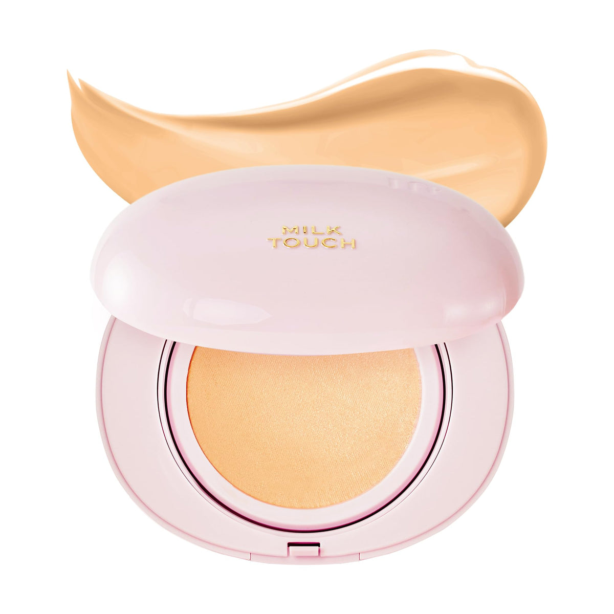 milktouch Cushion Foundation, 24H Flawless Skin, Radiant Shine, No Oxidation, Long-Lasting, Non-Creasing,60% Hydrating Skincare Infused Korean Foundation (23N Medium Beige)