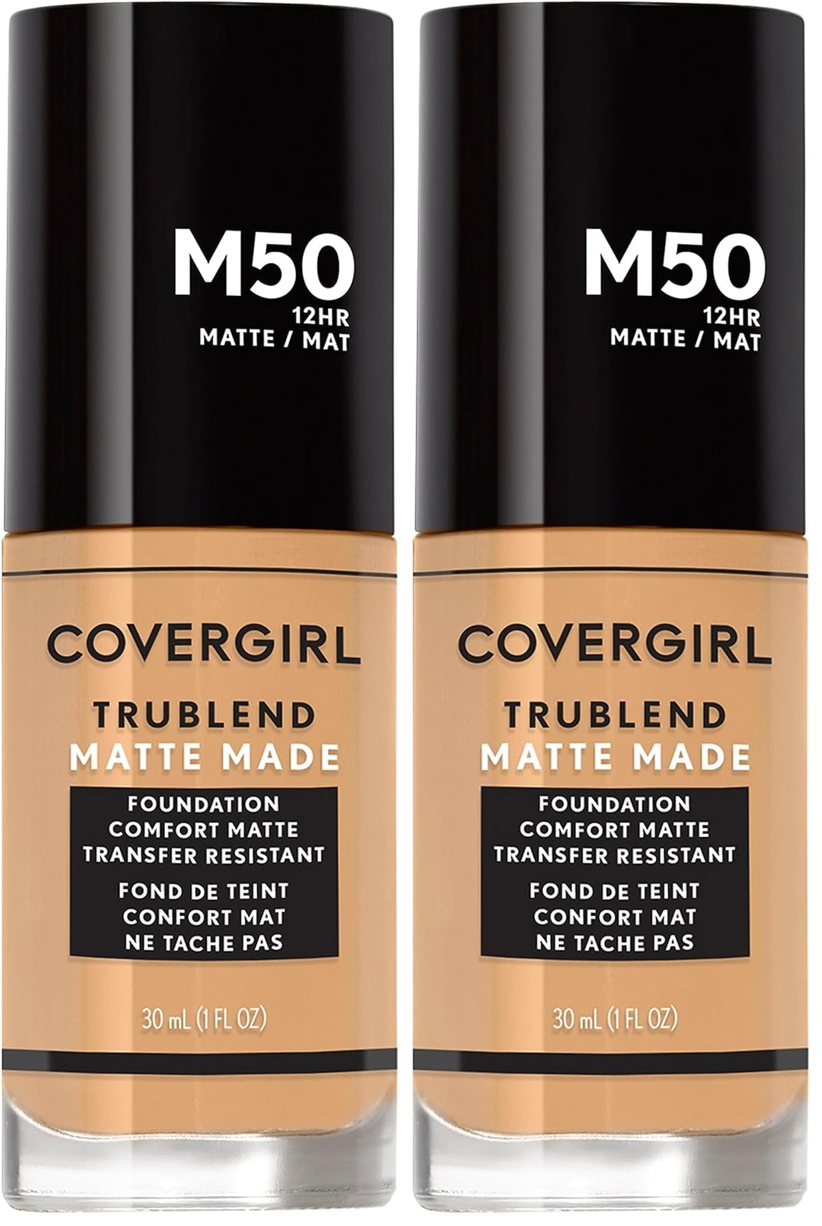 COVERGIRL TruBlend Matte Made Liquid Foundation, Classic Ivory, 1 Fl Oz (Pack of 1)