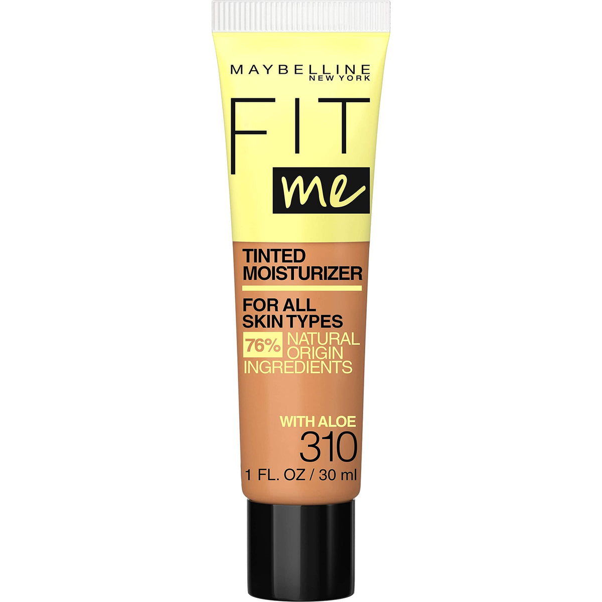 Maybelline Fit Me Tinted Moisturizer, Natural Coverage, Face Makeup, 322, 1 Count