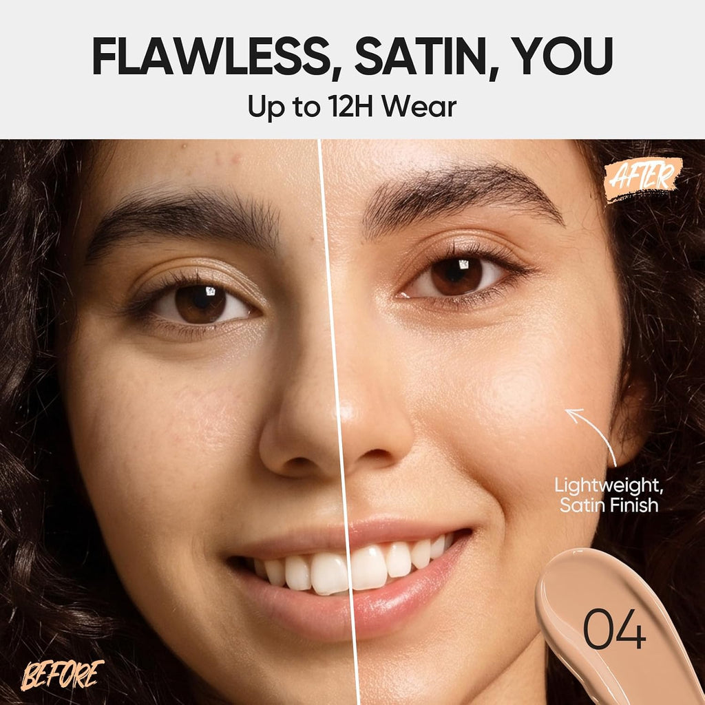 SKINTIFIC Full Coverage Cushion Foundation #04 Beige