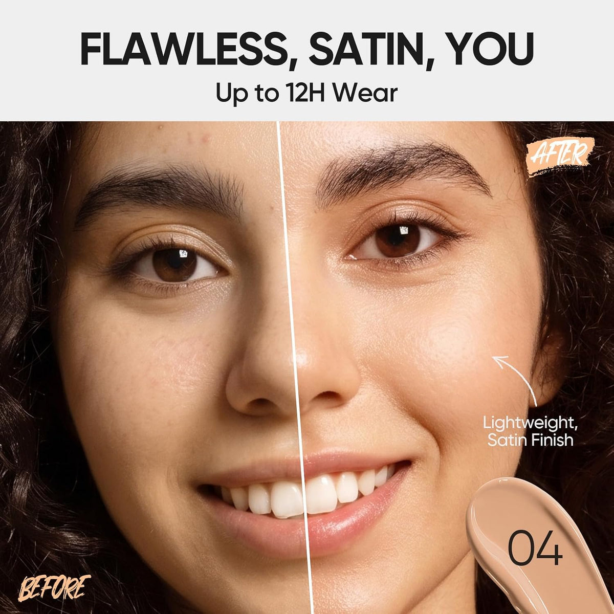 SKINTIFIC Full Coverage Cushion Foundation #04 Beige
