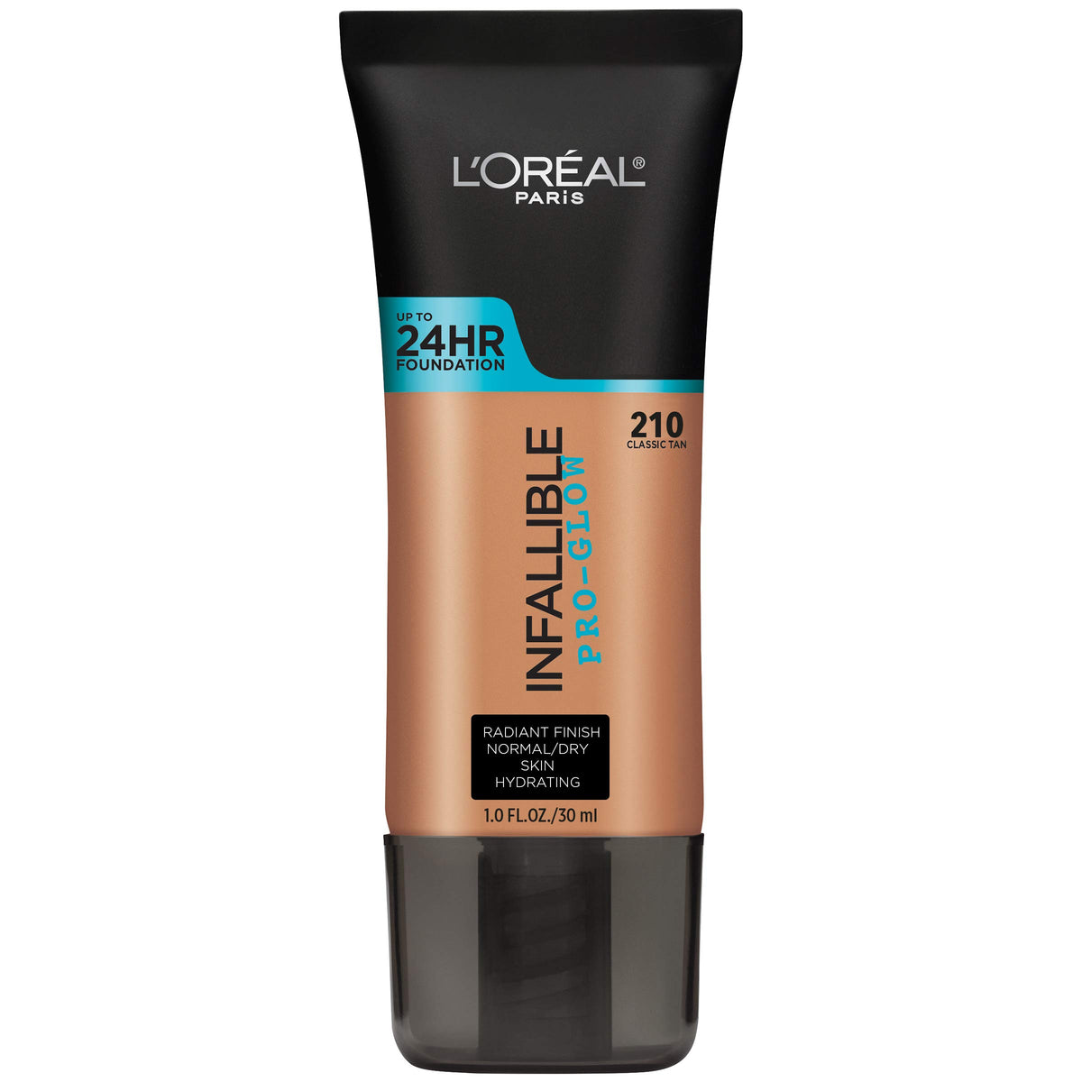L'Oreal Paris Makeup Infallible Up to 24HR Pro-Glow Foundation, Creamy Natural, 1 fl oz.