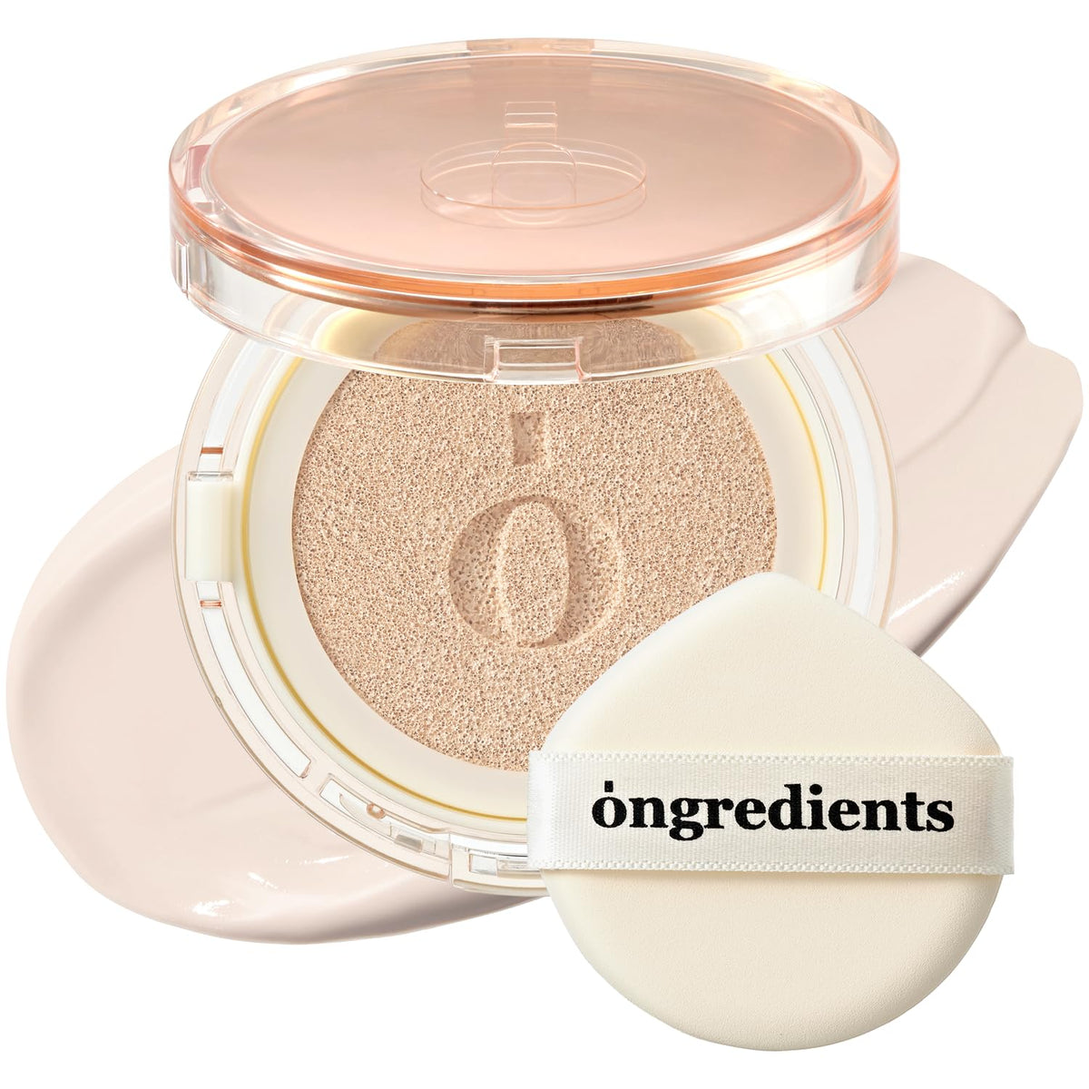 Skin Barrier Glow Cover Cushion, All-day Coverage, Glow Finish, Lightweight, Skincare-Like Texture, Non-cakey Makeup, Korean Cushion Foundation (#21C Pure, 0.49 oz)