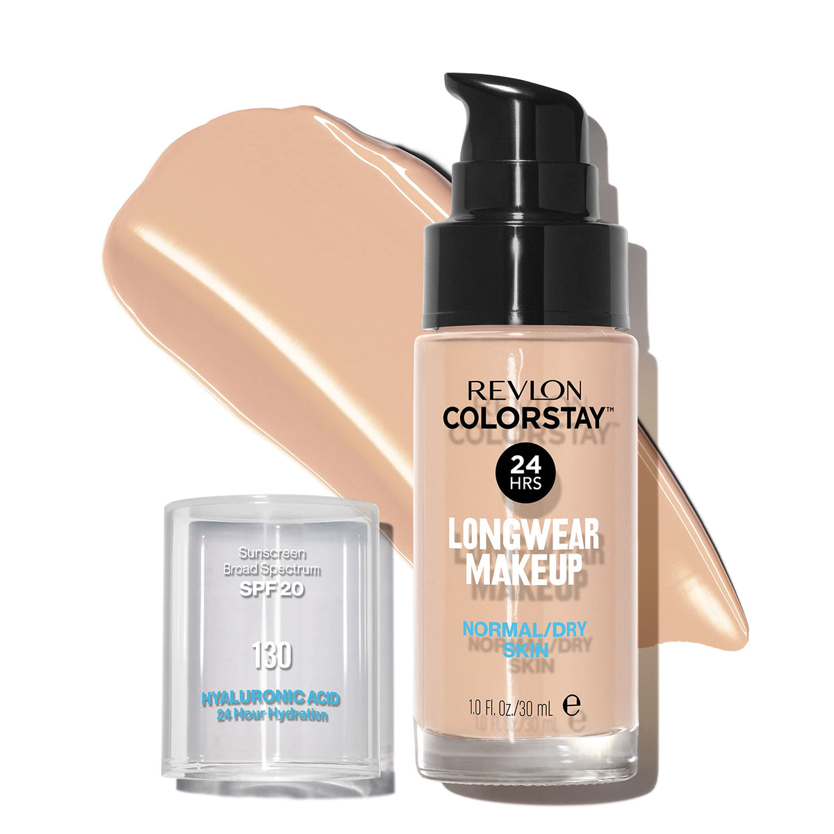 Revlon Colorstay Longwear Makeup Normal/Dry, 200 Nude, 1 fl oz