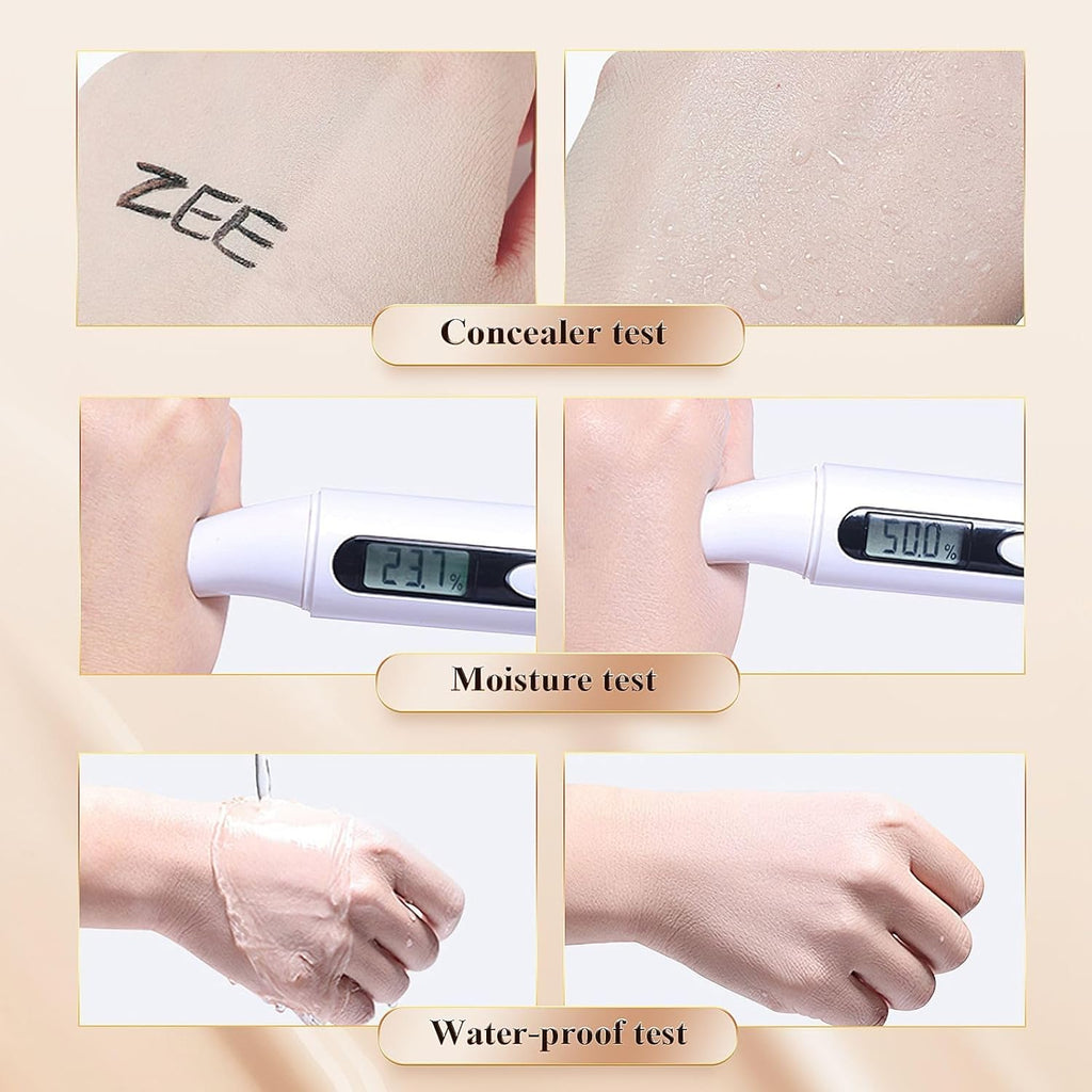 Cushion Foundation Concealer Full Coverage CC Cream, Natural