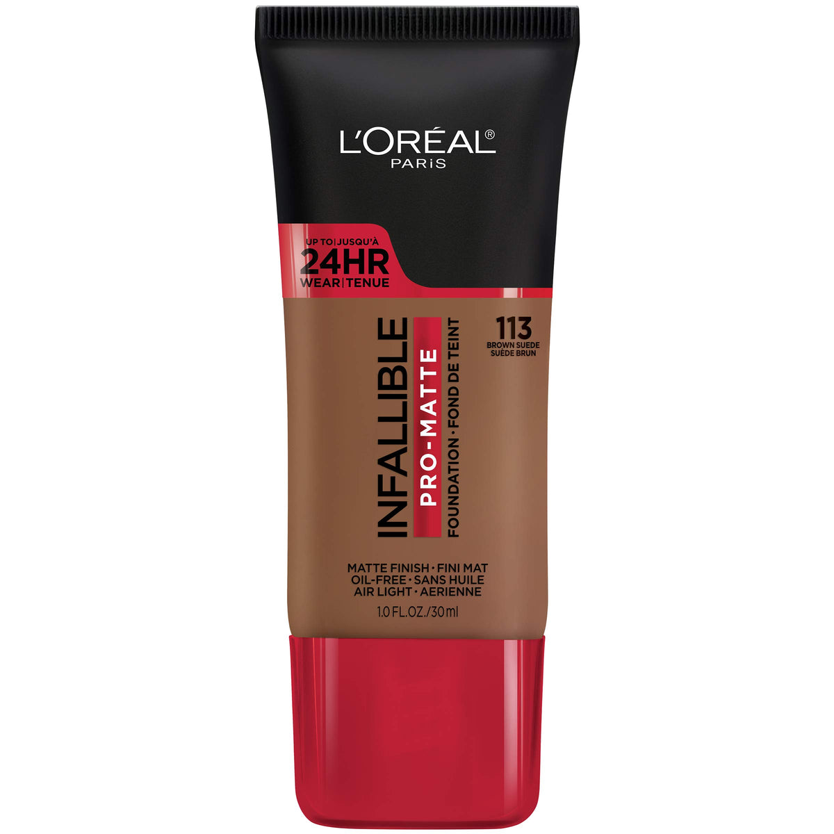 L'Oreal Paris Cosmetics Makeup Infallible Pro-Matte Liquid Longwear Foundation, Shell Beige, 1 fl oz.