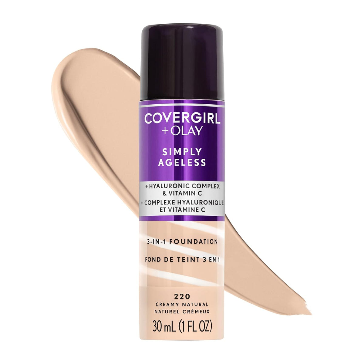 COVERGIRL Simply Ageless 3-in-1 Foundation - 220 Creamy Natural