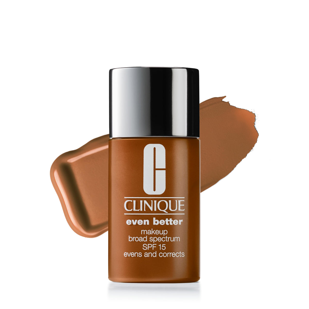 Clinique Even Better Makeup Liquid Foundation SPF 15 With Vitamin C For Dry + Oily Combination Skin Types | Medium Coverage + Natural Finish | Evens Skin Tone + Reduces Dark Spots