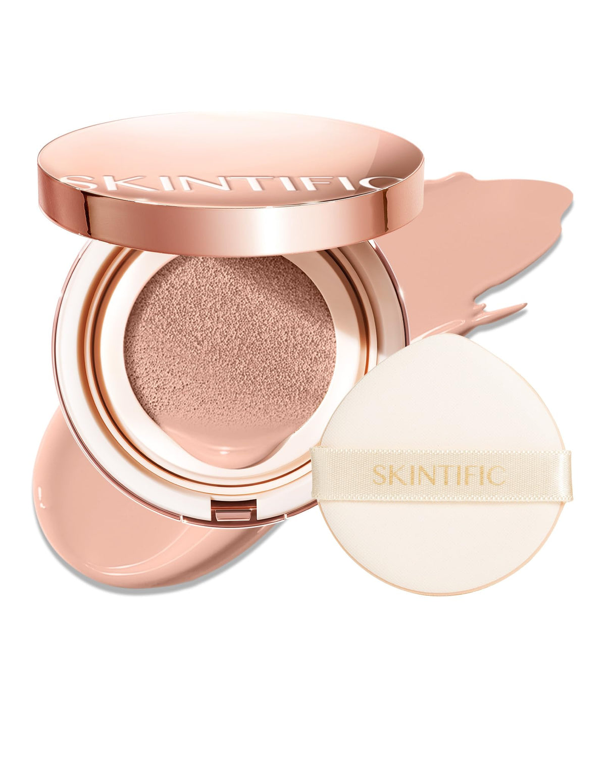 SKINTIFIC Full Coverage Cushion Foundation #04 Beige