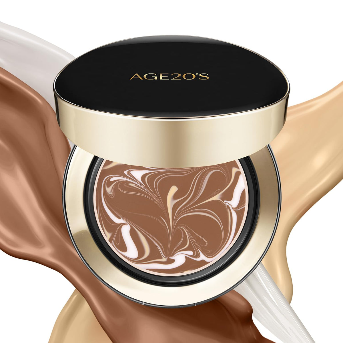 AGE20'S Signature Essence Pact SPF 50+ | Pack of 1 | 23W BEIGE | Cream Foundation, Dewy Finish, Natural Coverage | Korean Cushion Foundation