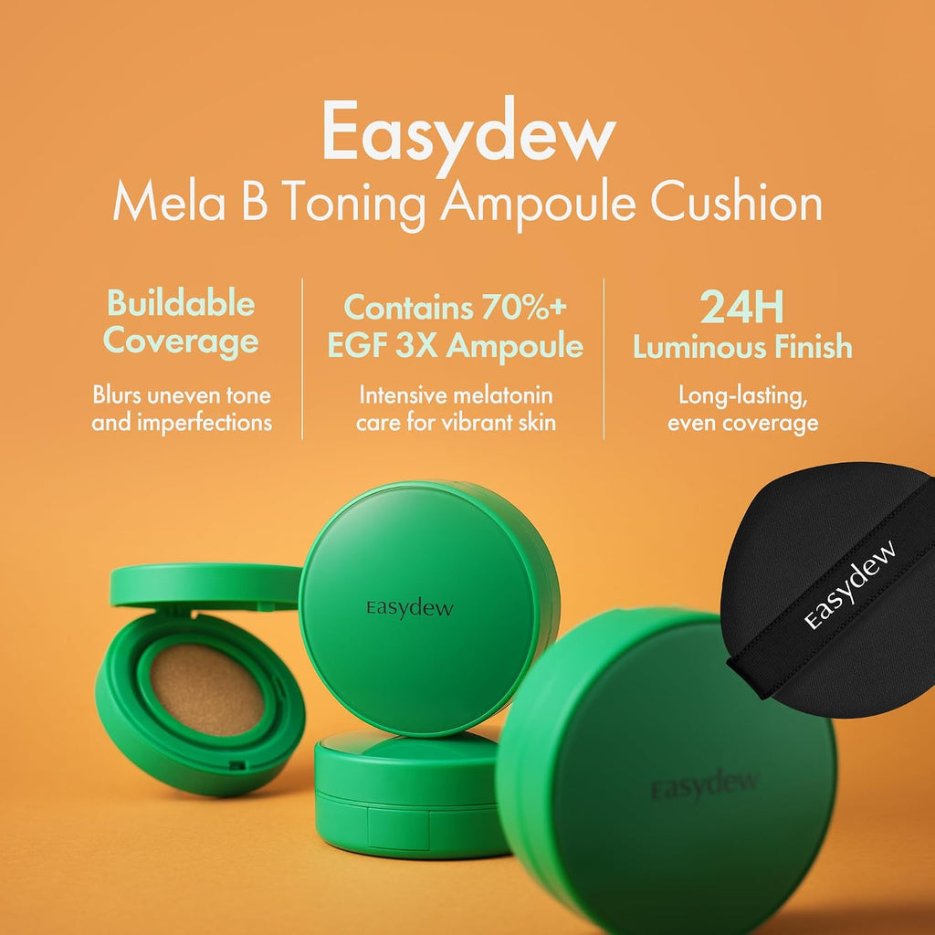Easydew Mela B Toning Ampoule Cushion Foundation (#21 Beige)