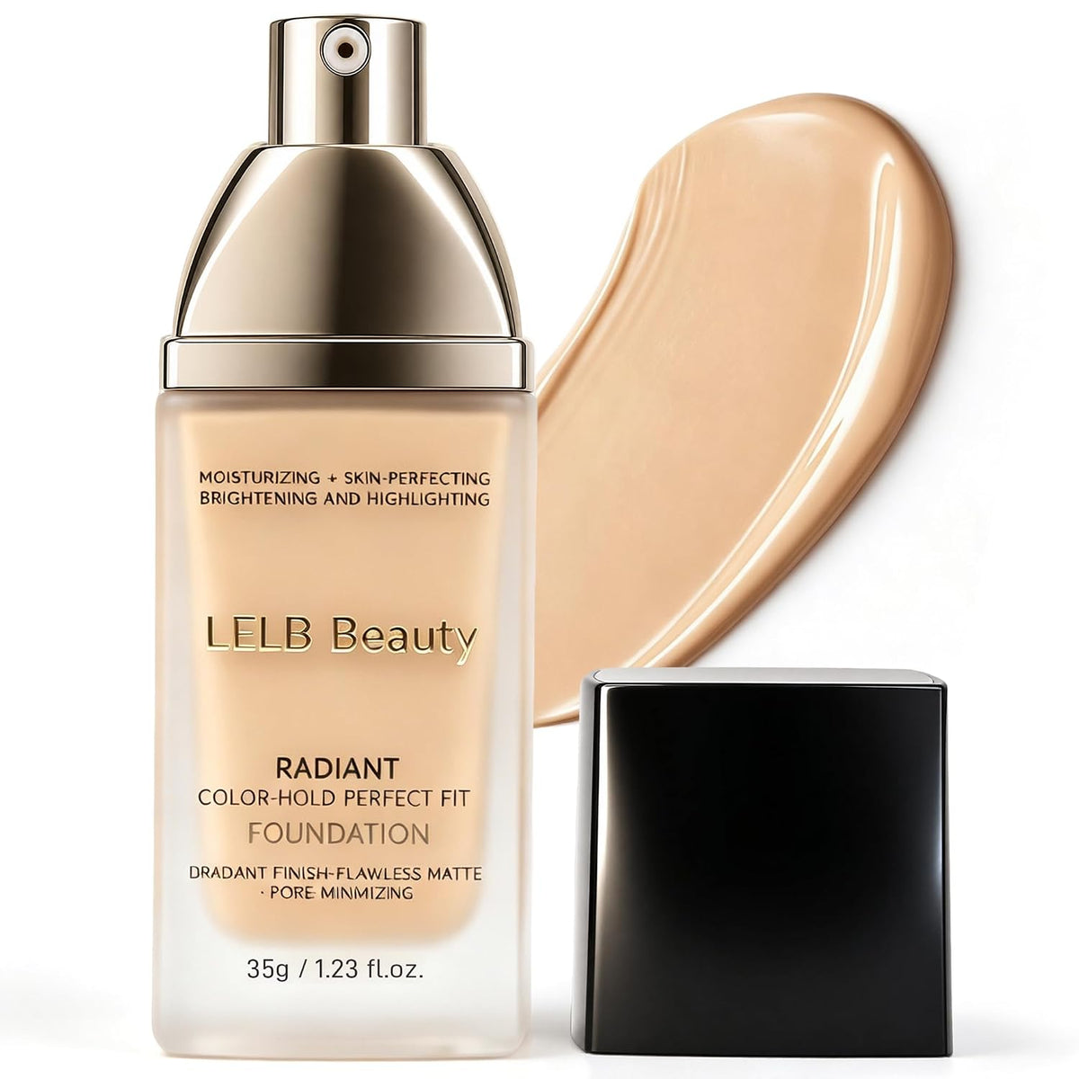 Matte Foundation For Oily Skin Full Coverage Lightweight Face Makeup 1.23oz