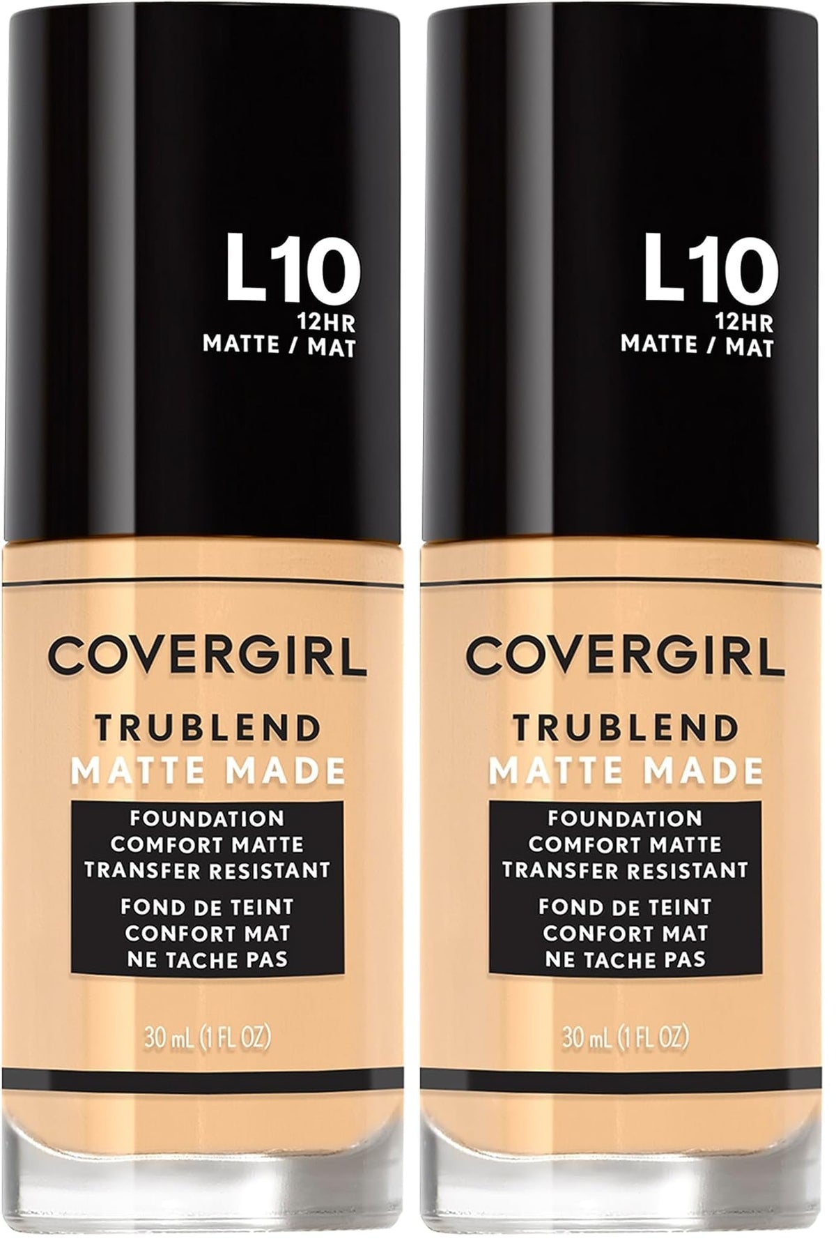 COVERGIRL TruBlend Matte Made Liquid Foundation, Classic Ivory, 1 Fl Oz (Pack of 1)
