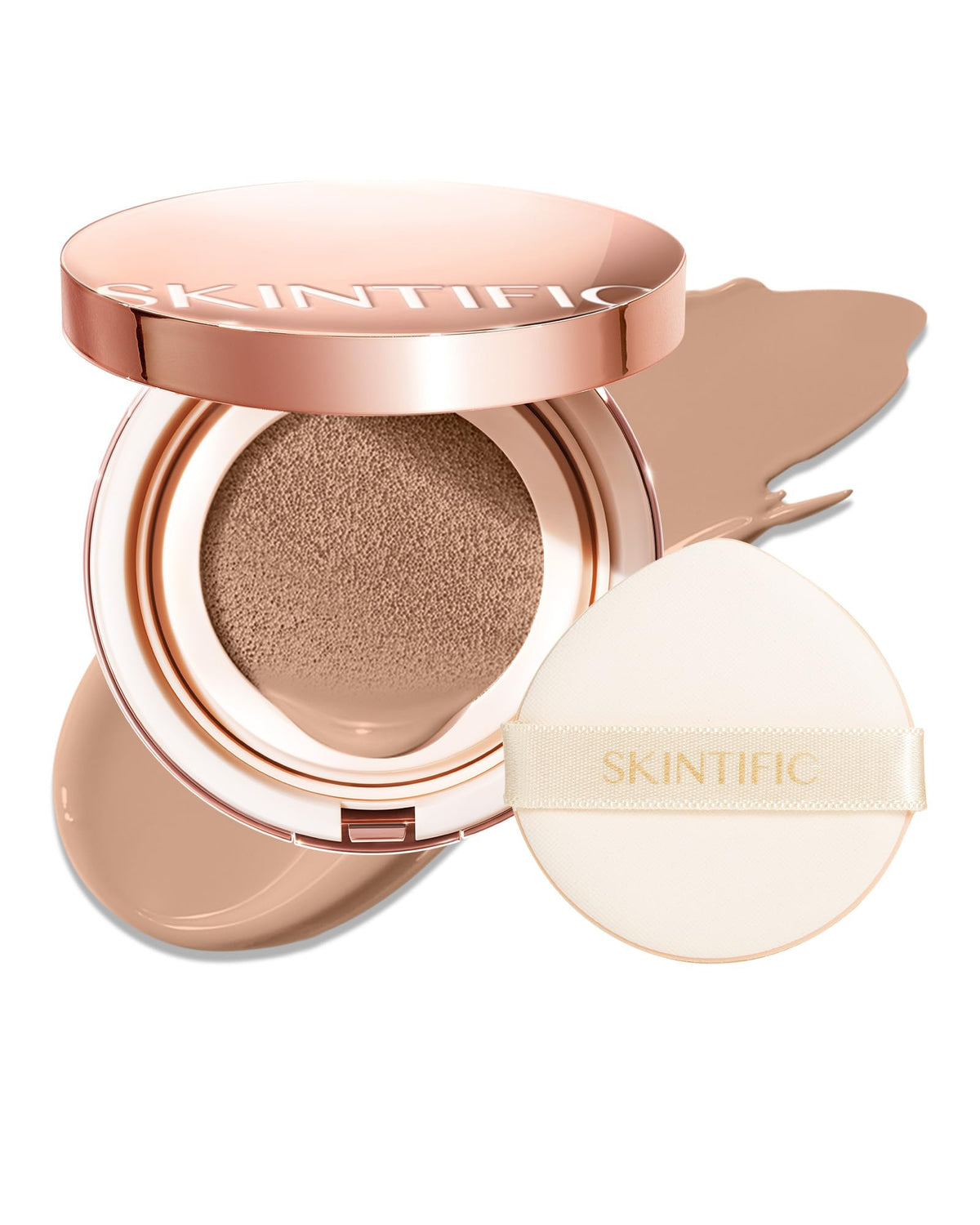 SKINTIFIC Full Coverage Cushion Foundation #04 Beige