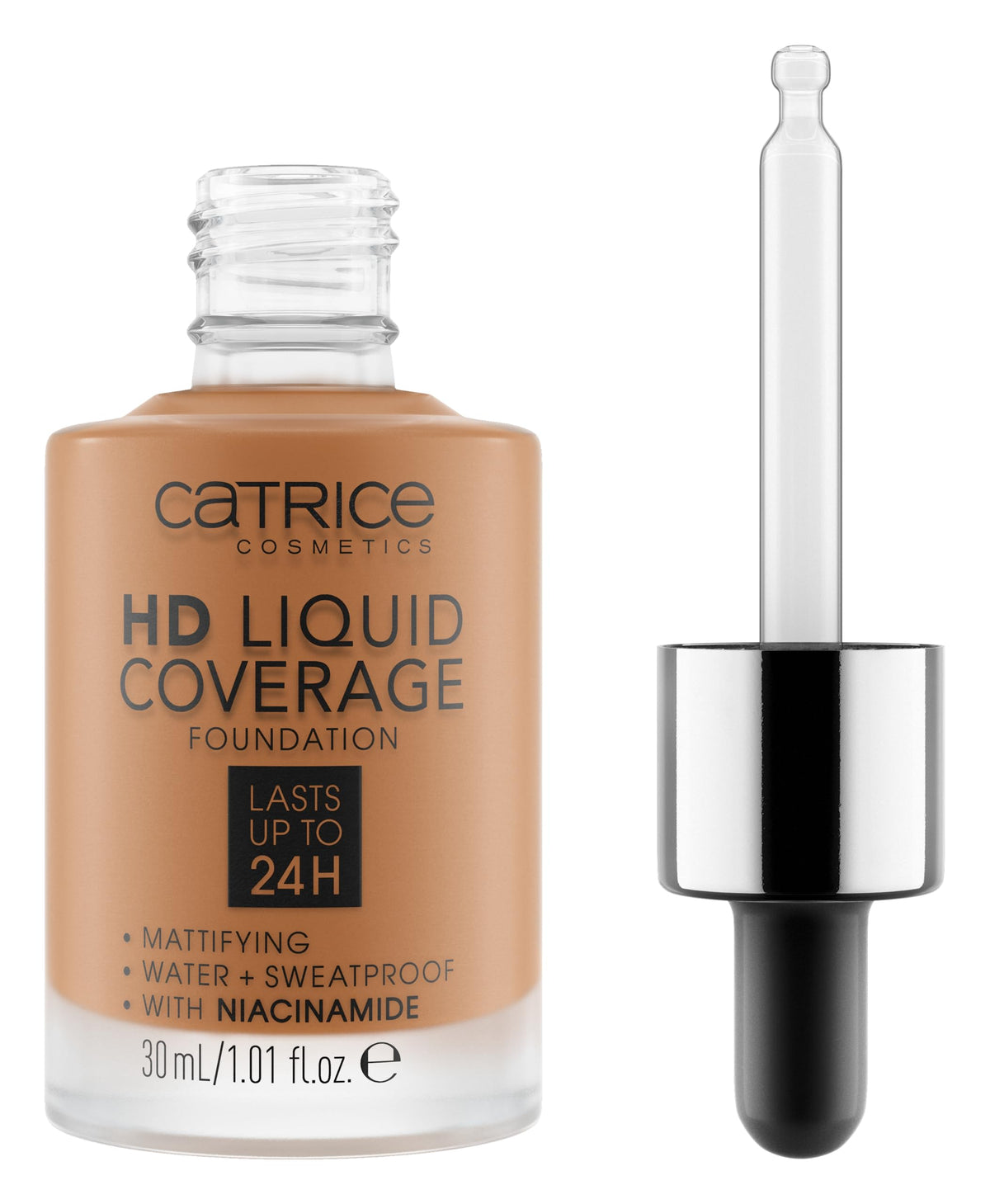 Catrice HD Liquid Coverage Foundation, 24HR Wear (010 | Light Beige)