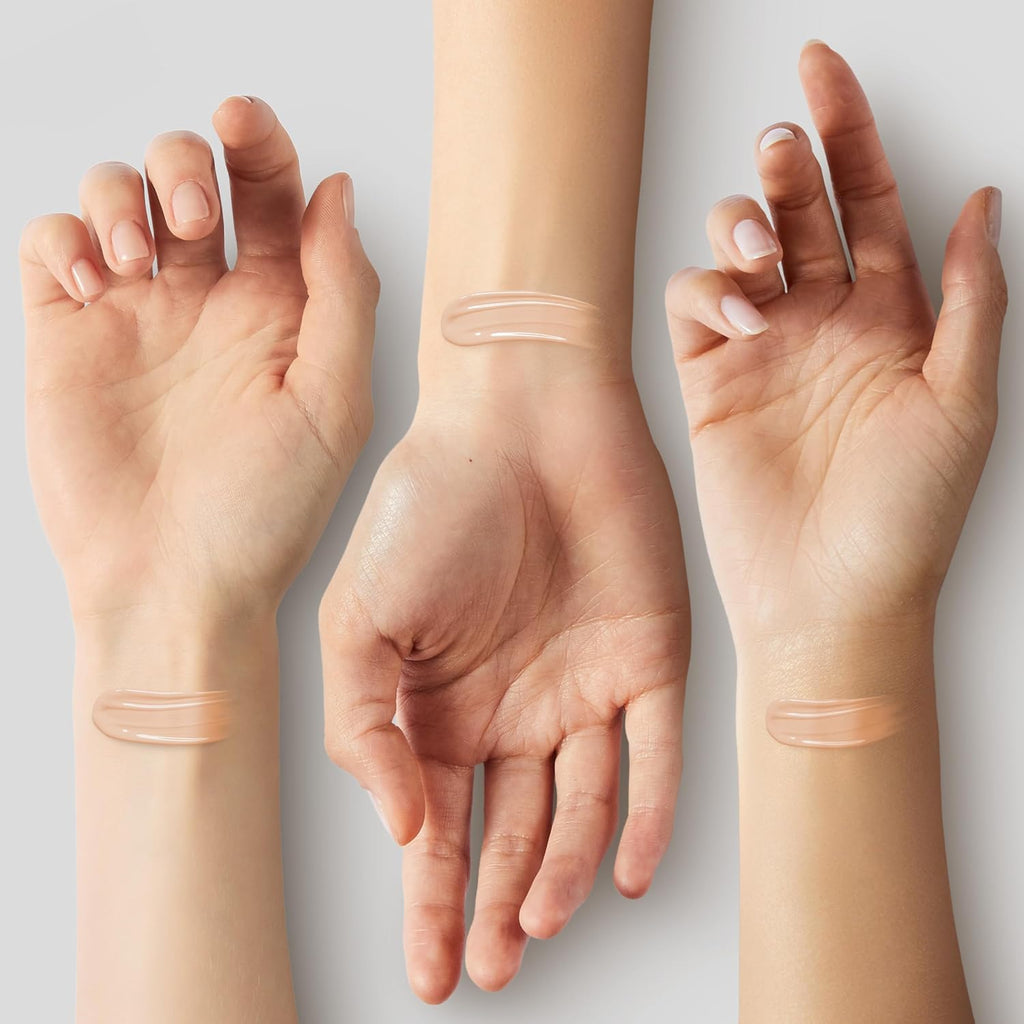 AMUSE SEOUL Dew Jelly Vegan Cushion Foundation (01 SOONSOO) - Full Coverage, Dewy Glow Finish, Lightweight, Long Lasting, Firming Texture, All Skin Types, Vegan, Korean Makeup