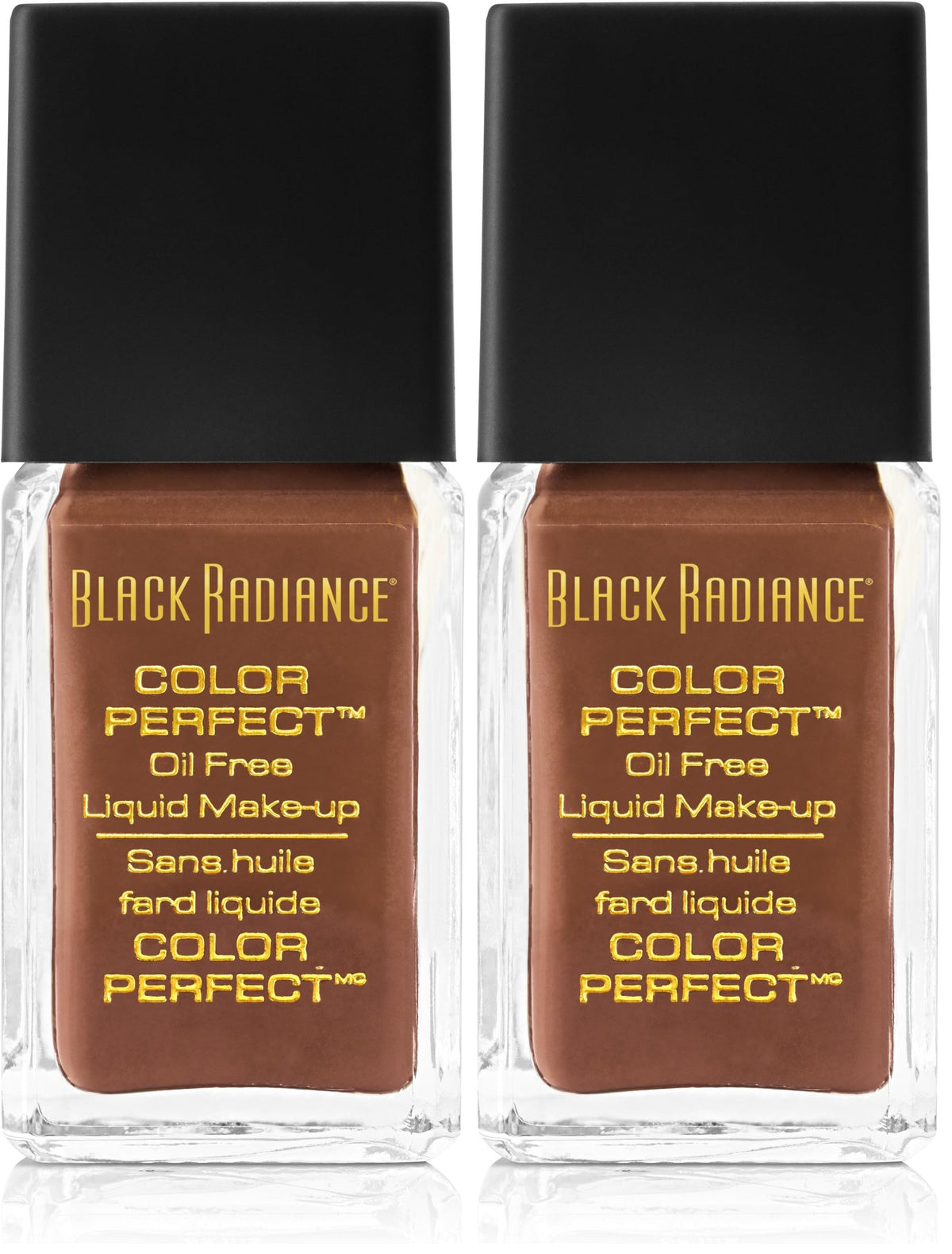 Black Radiance Color Perfect Liquid Full Coverage Foundation Makeup, Toffee, 1 Ounce