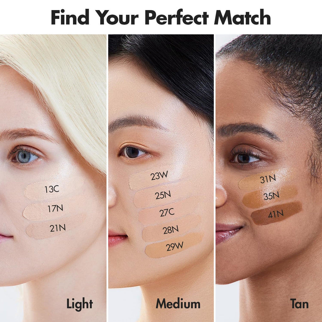 AGE20'S Signature Essence Pact SPF 50+ | Pack of 2 | 23 Medium Beige | Cream Foundation, Dewy Finish, Natural Coverage | Korean Cushion Foundation