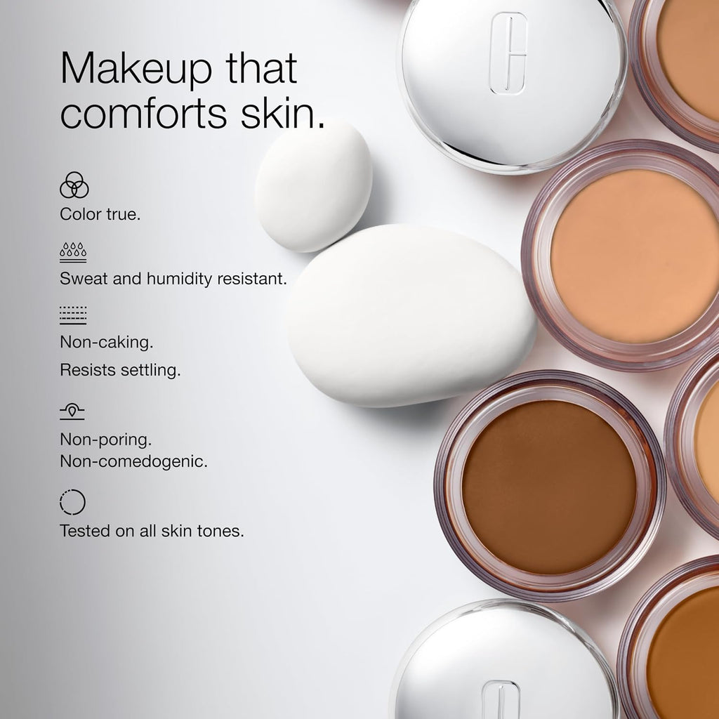 Clinique Daily Calm Makeup Balm Sheer Foundation for Sensitive Skin and Redness with Hyaluronic Acid | Buildable Coverage, 1 Fl Oz