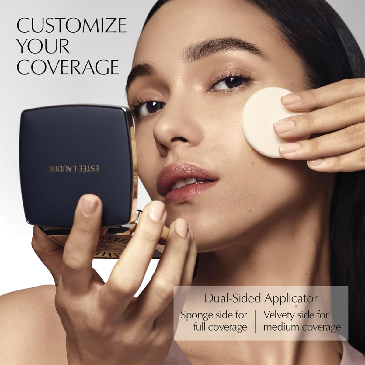 Estée Lauder Double Wear 12-Hour Stay-in-Place Matte Face Powder Foundation | Controls Oil & Shine, 0.39 Ounce