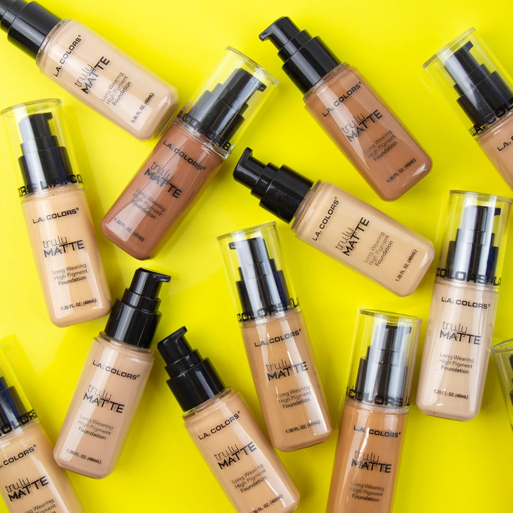 L.A. COLORS Truly Matte Foundation, Porcelain CLM351