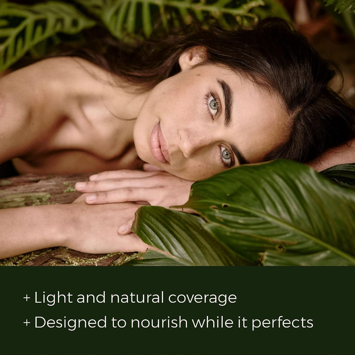 INIKA Organic BB Cream Foundation - Vegan Makeup with Hydrating Prickly Pear, Jojoba, and Pomegranate Seed Oil - Lightweight Glow for Balanced Skin Tone, Beige, 1 fl oz