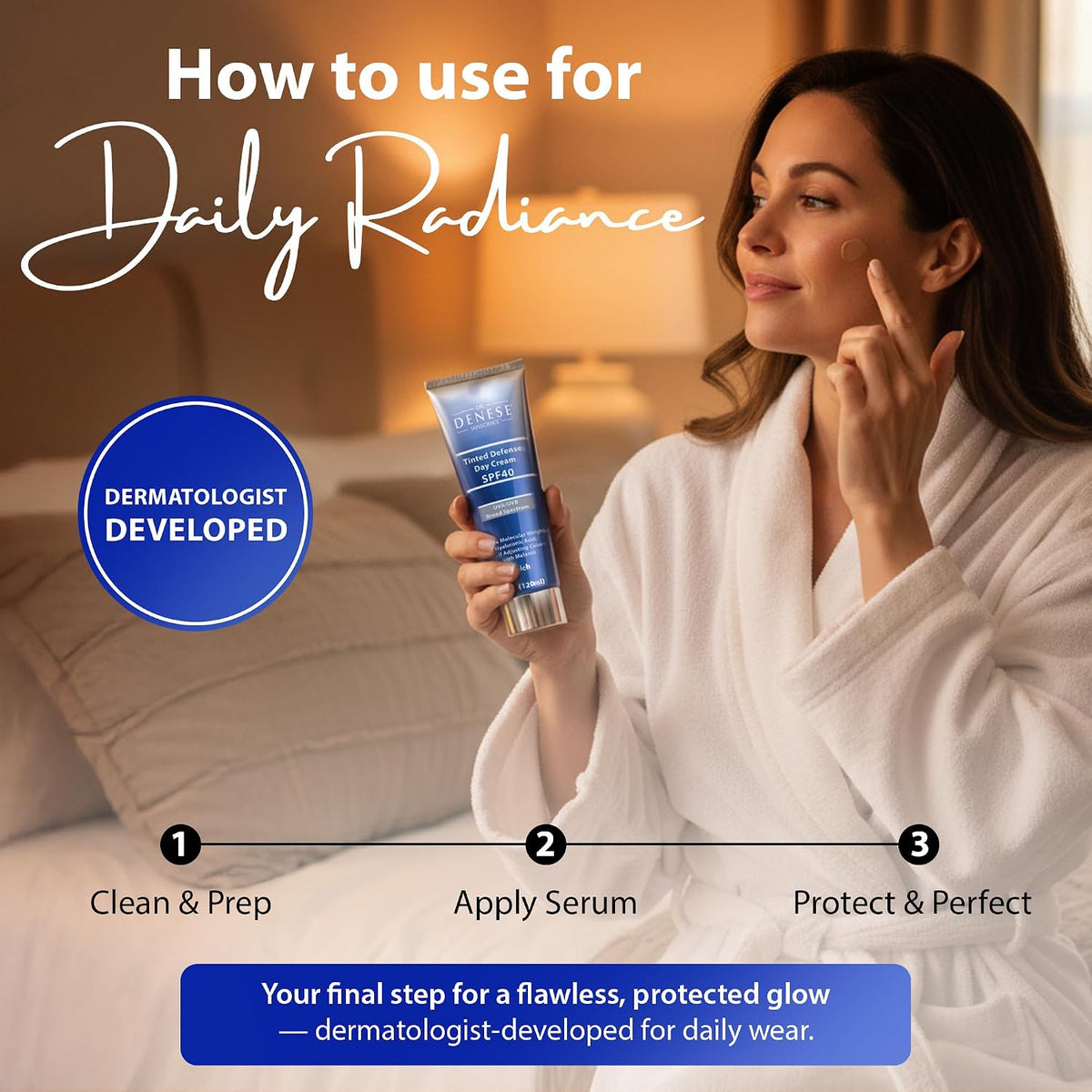 Dr. Denese SPF 40 Defense Day Cream 4 oz – Suitable for All Skin Types
