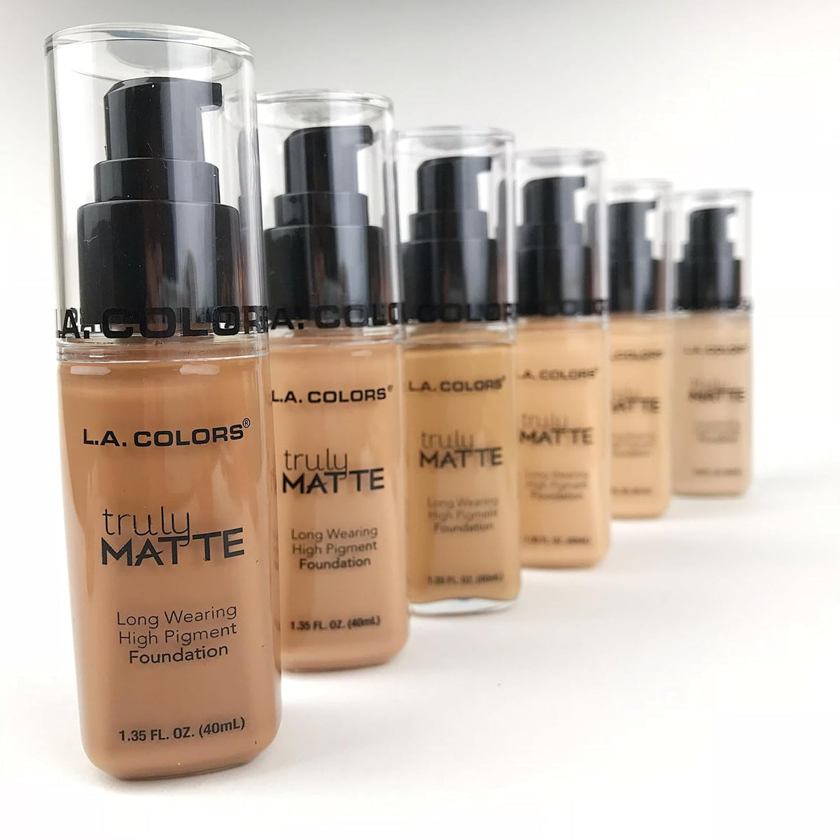 L.A. COLORS Truly Matte Foundation, Porcelain CLM351