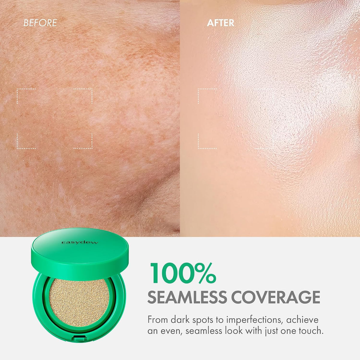 Easydew Mela B Toning Ampoule Cushion Foundation – Refill (#23 Natural)