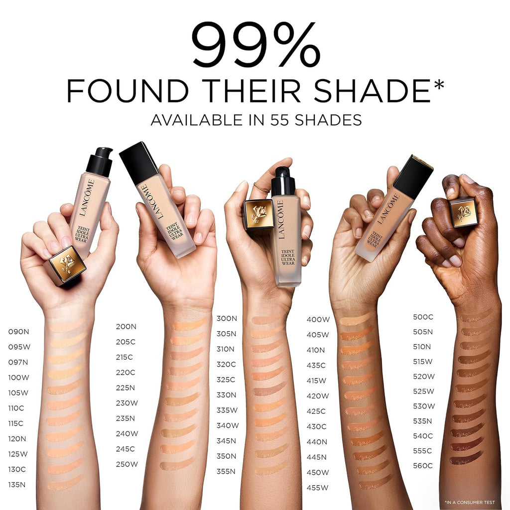 Lancôme Teint Idole Ultra Wear Natural Matte Foundation Makeup, 1 Fl Oz