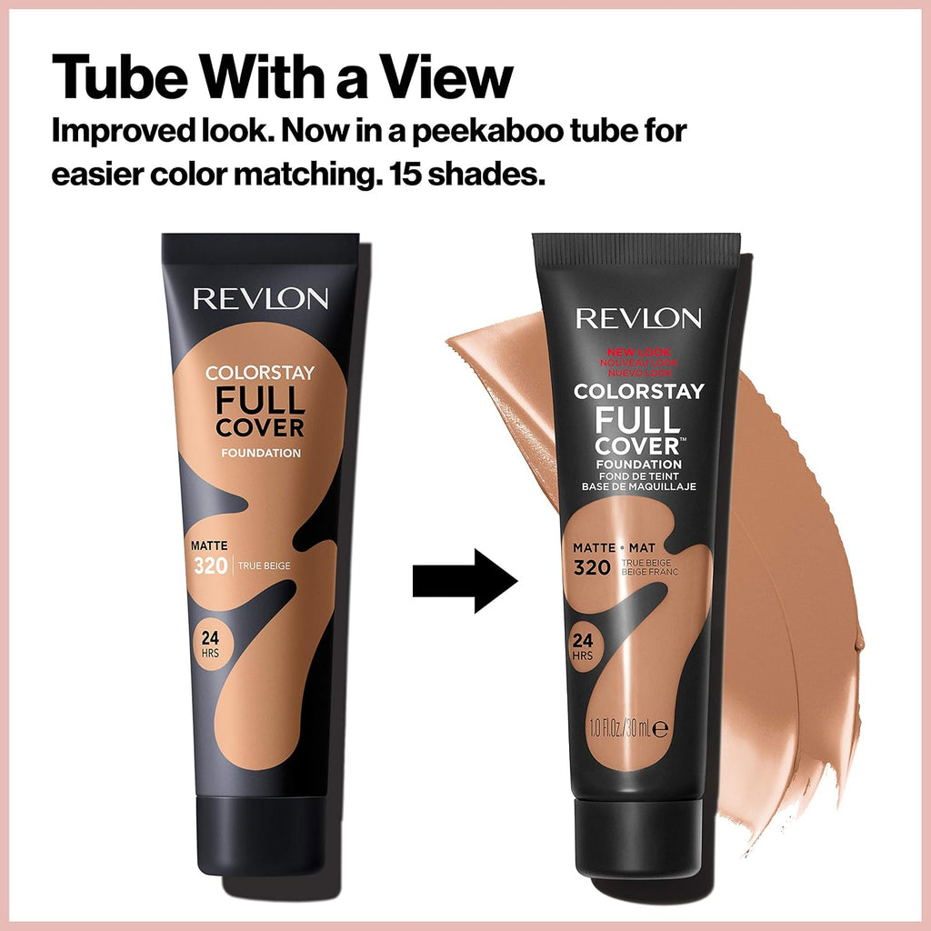 Revlon ColorStay Full Cover Foundation, 310 Warm Golden, 1.0 fl oz