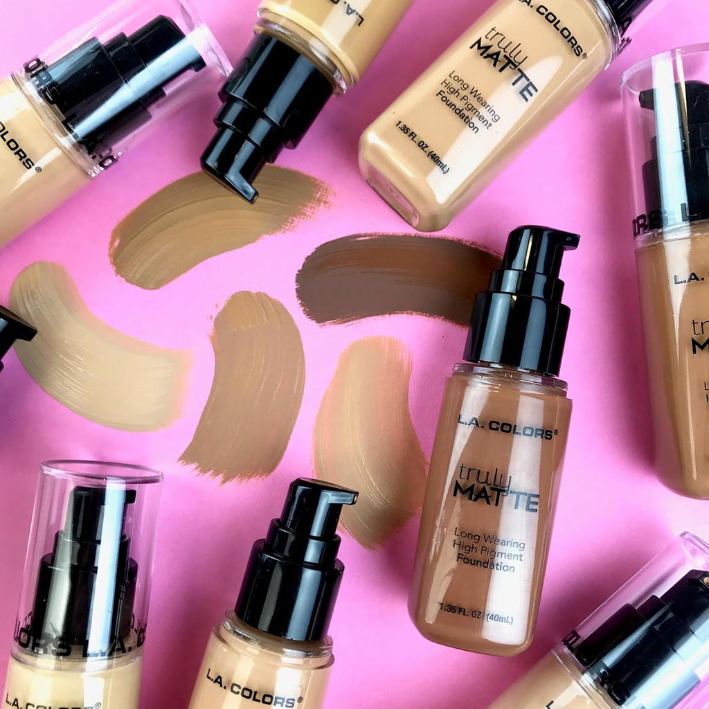 L.A. COLORS Truly Matte Foundation, Porcelain CLM351