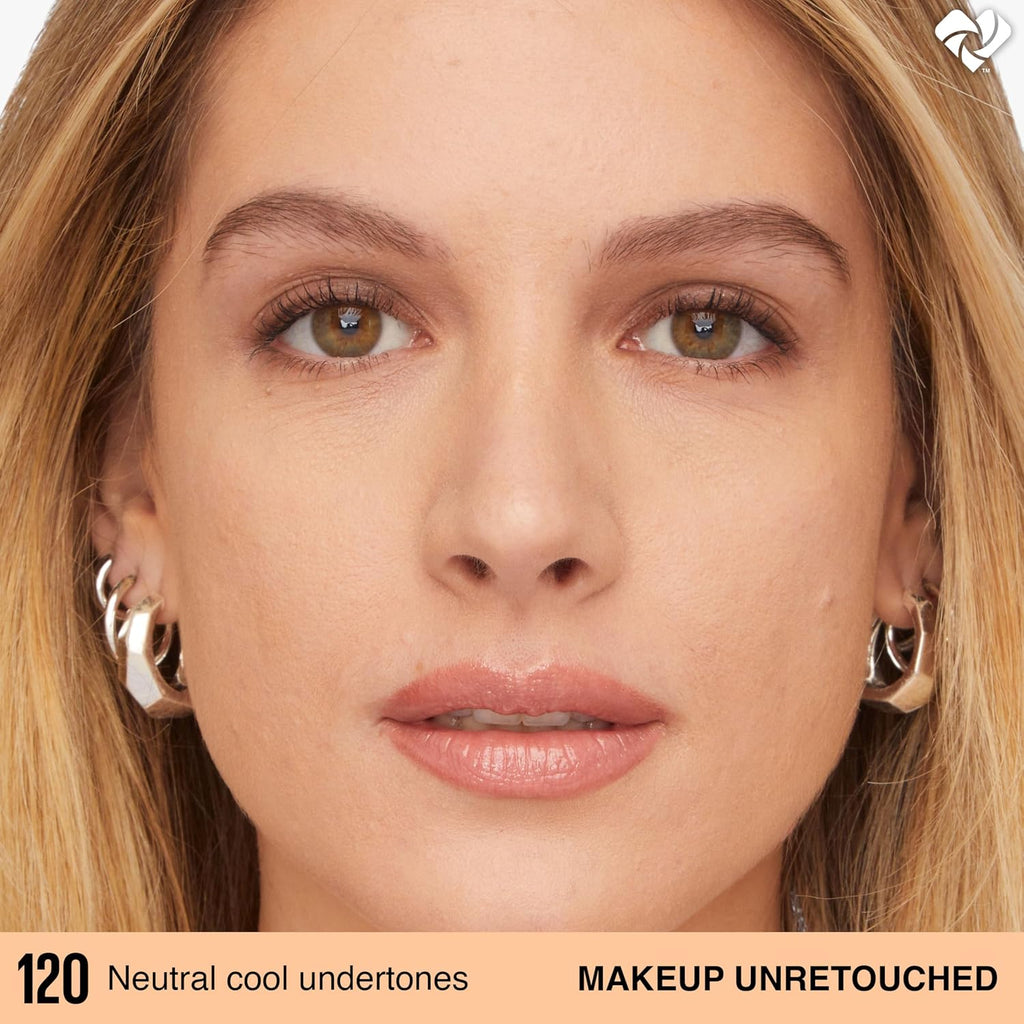 Maybelline Super Stay Lumi-Matte Foundation, Lightweight and Buildable Full Coverage Foundation Makeup For Up To 30HR Wear, 120, 1 Count