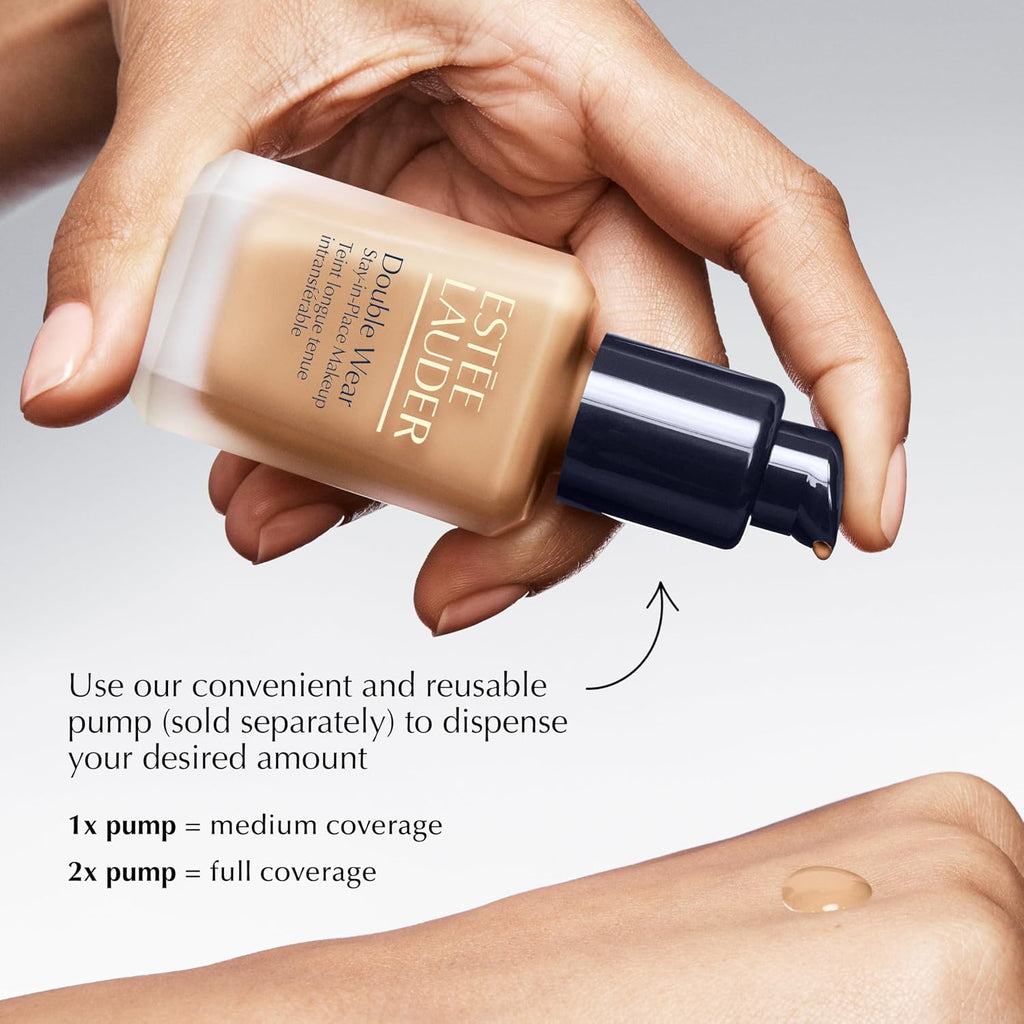 Estée Lauder Double Wear Stay-in-Place Foundation Makeup | 36-Hour Long-Wear Oil-Free Liquid Matte Foundation | Hydrating, Breathable, Buildable | New Formula