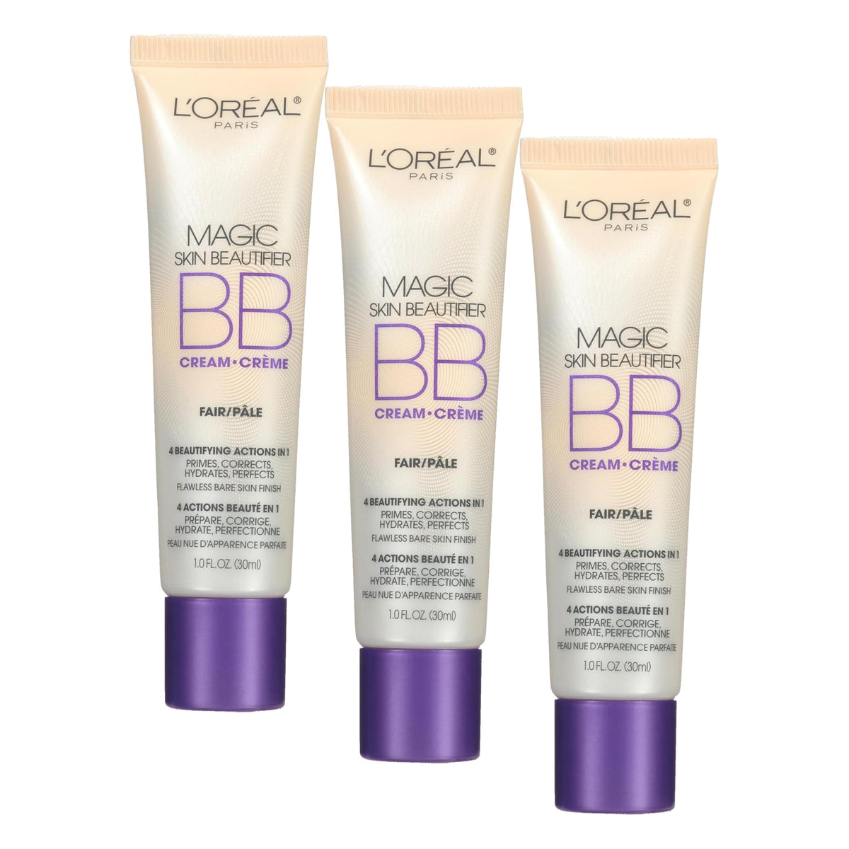 L'Oreal Paris Magic BB Cream, Hydrating Skin Beautifier & Color Changing Foundation, Light Coverage, Medium, 1 fl oz.